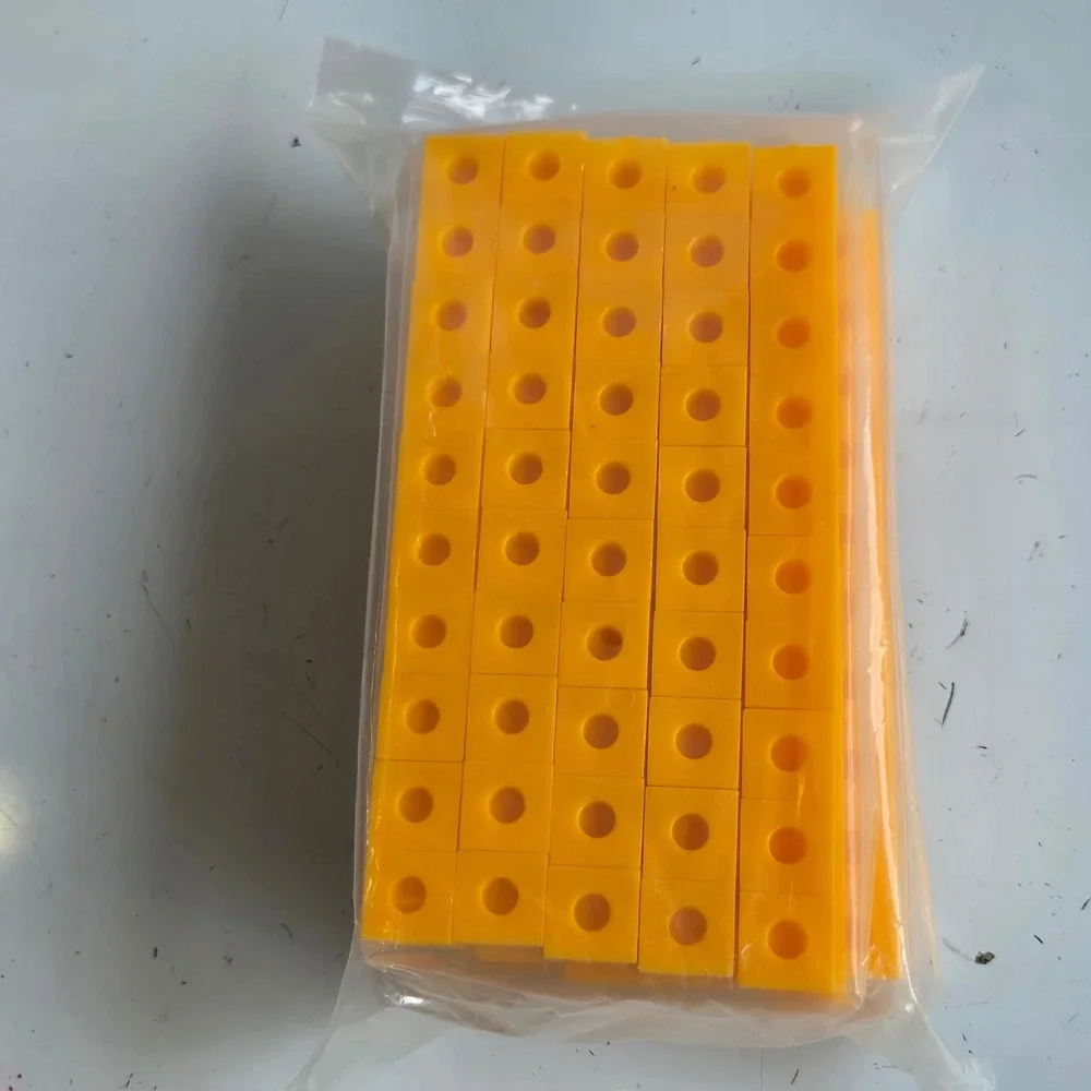 Yellow Connecting Cubes 200 Piece Set Math Manipulatives, homeschool, Counting